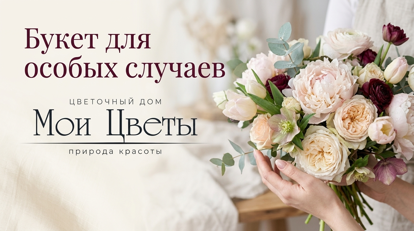 Большой пышный букет из роз и пионов для подарка в Кarpinsk