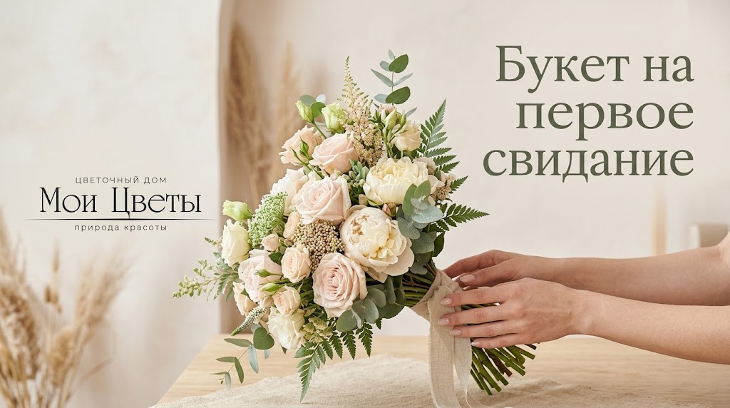 Букет цветов для первого свидания