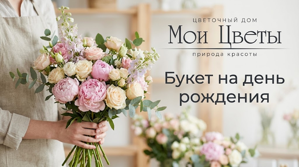 Красивый букет на день рождения, идеальный подарок для близких