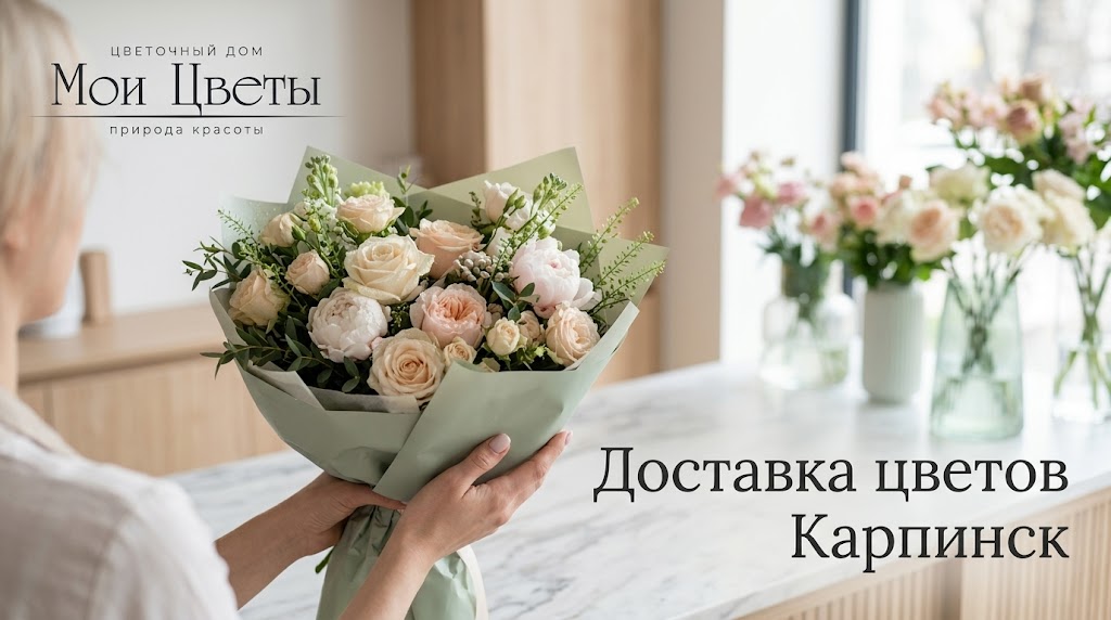 Букет красивых цветов для подарка в Карпинске