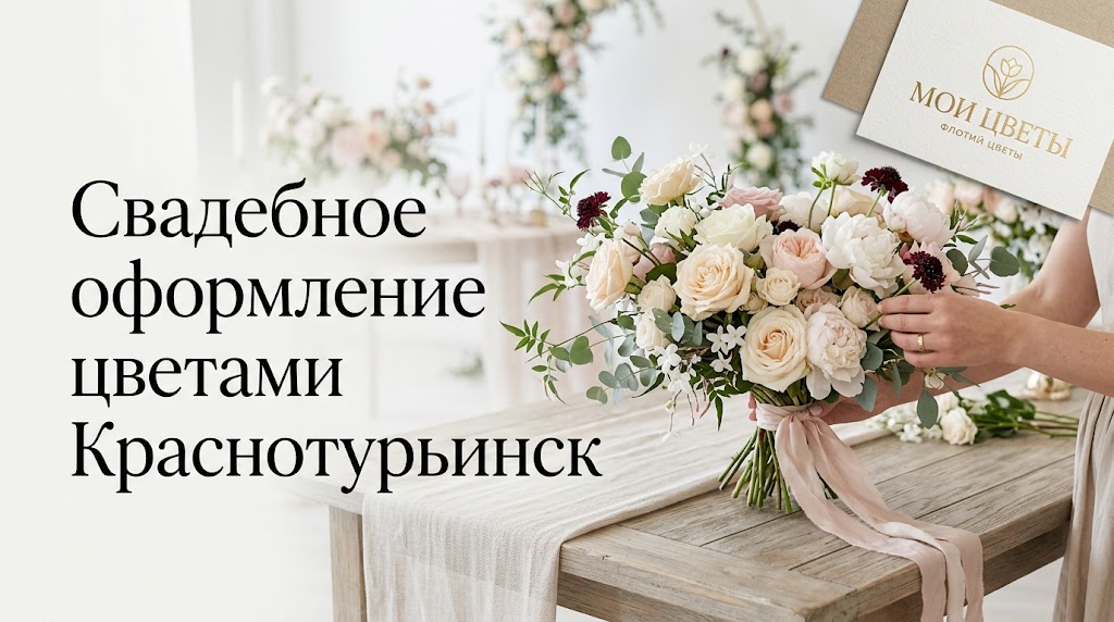 Цветочное оформление свадьбы в Краснотурьинске