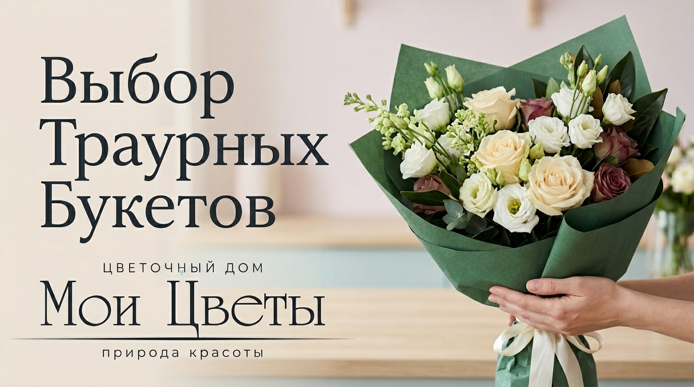Траурные цветочные композиции для прощания