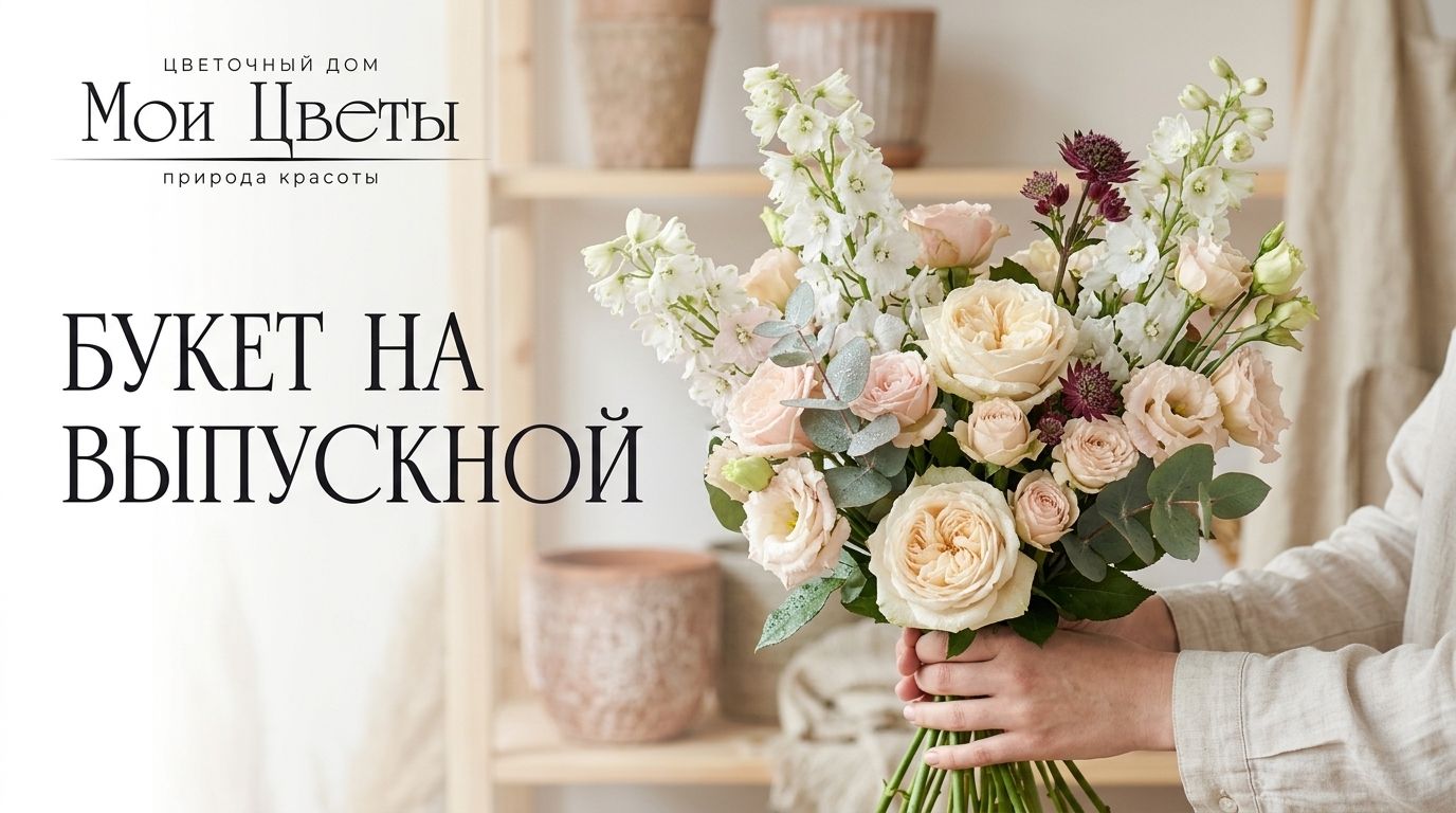 Букеты цветов для выпускного вечера