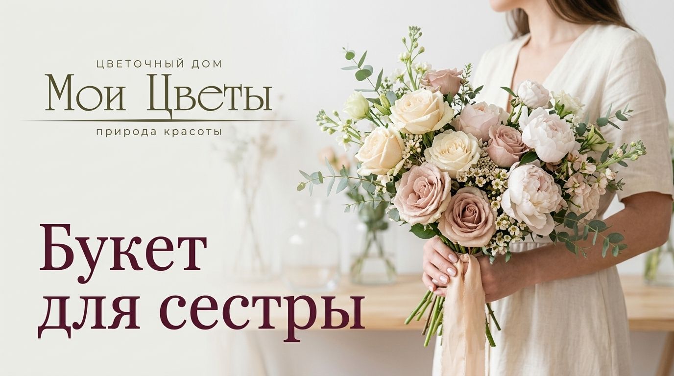 Букет цветов для сестры